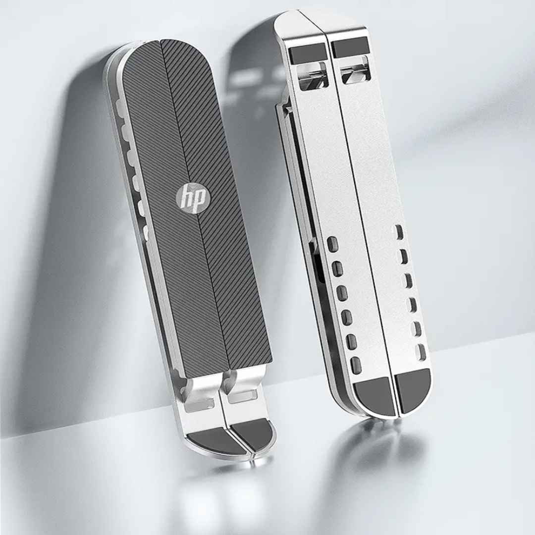 پایه نگهدارنده لپ تاپ اچ پی مدل HP ZJ10 Portable Foldable Aluminium Laptop Stand