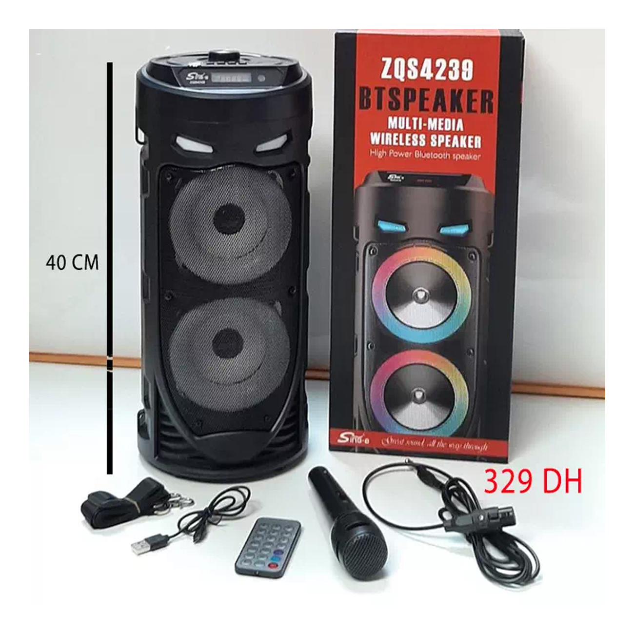 اسپیکر بلوتوثی قابل حمل مدل ZQS4239