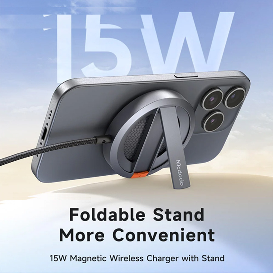 شارژر بی سیم 15 وات مک دودو مدل CH-550