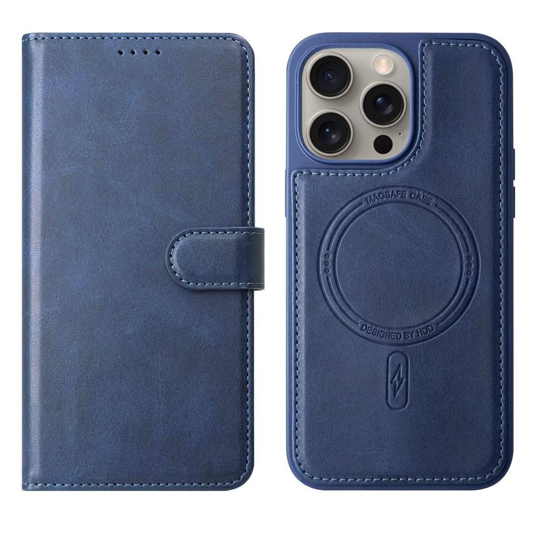 کیف کلاسوری اچ دی دی مدل چرمی مگ سیف مناسب برای گوشی موبایل اپل 13/IPHONE 14