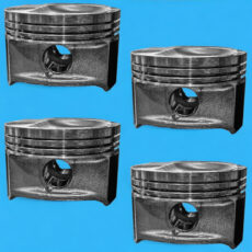 پیستون و گژن پین و رینگ موتور خودرو عظام مدل 020.OHV.OHVG مناسب برای پژو روآ و آریسان بسته 4 عددی