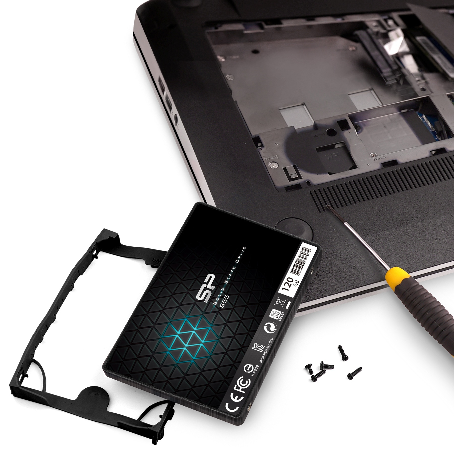 اس اس دی اینترنال سیلیکون پاور مدل Slim S55 ظرفیت 120 گیگابایت