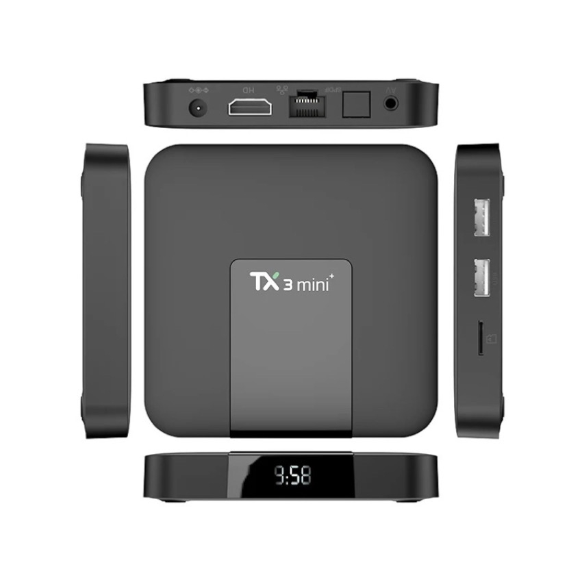 اندروید باکس تی ایکس تری 32/4GB مدل Mini به همراه کیبورد بی سیم