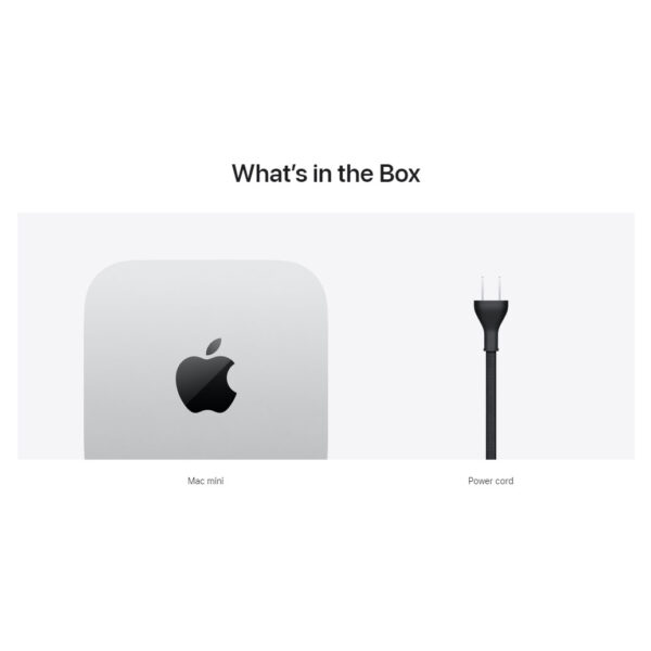 کامپیوتر کوچک اپل مدل Mac Mini MU9E3 2024 LLA-M4-16GB RAM-512GB SSD