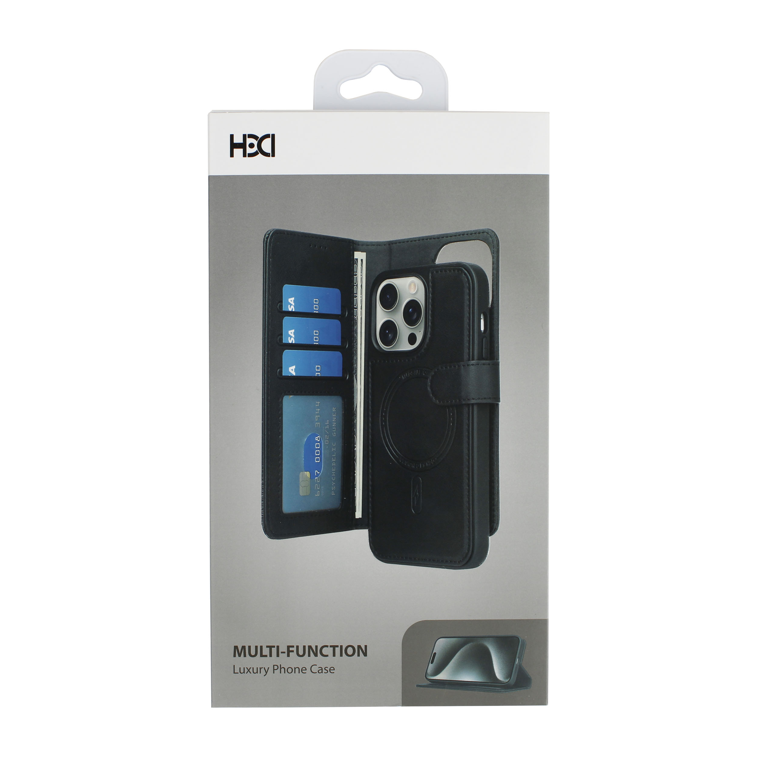 کیف کلاسوری اچ دی دی مدل چرمی مگ سیف مناسب برای گوشی موبایل اپل 13/IPHONE 14