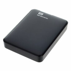 هارد اکسترنال وسترن دیجیتال مدل Elements ظرفیت یک ترابایت دارای رابط USB Type-A 3.2