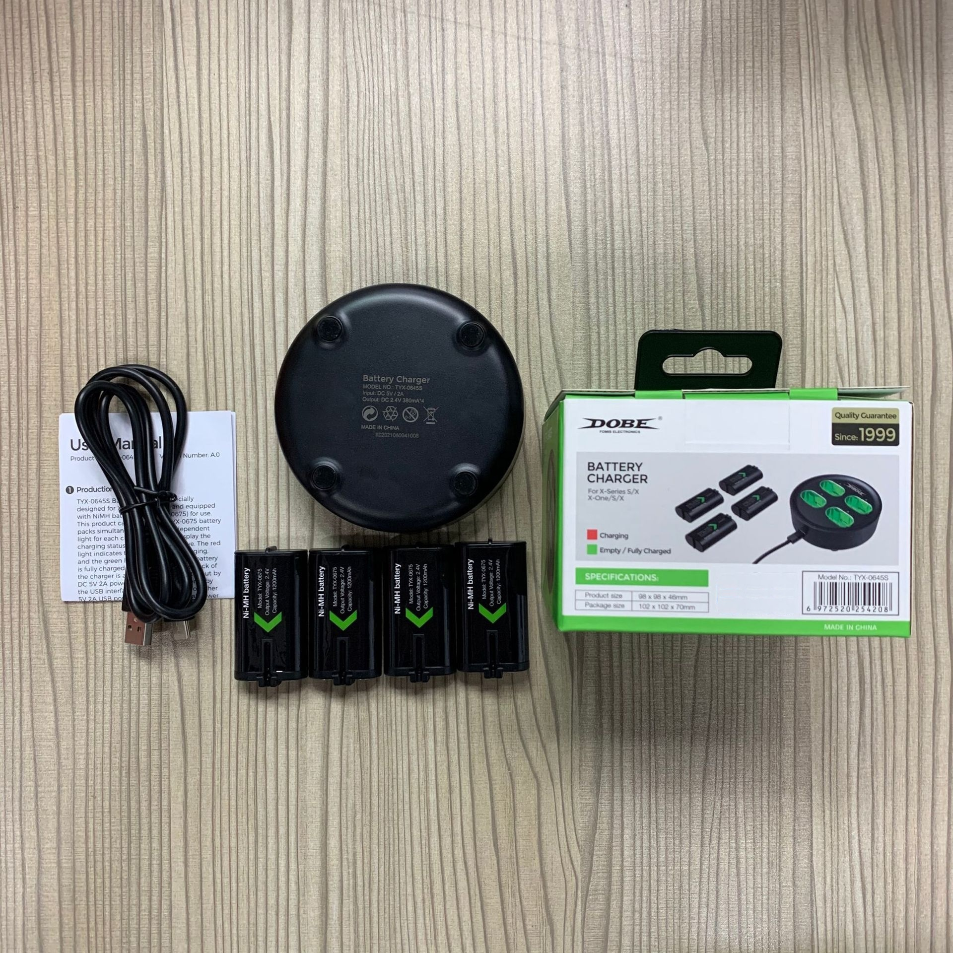 پایه شارژر و باتری دسته بازی ایکس باکس سریز و وان دابی مدل TYX-0645S