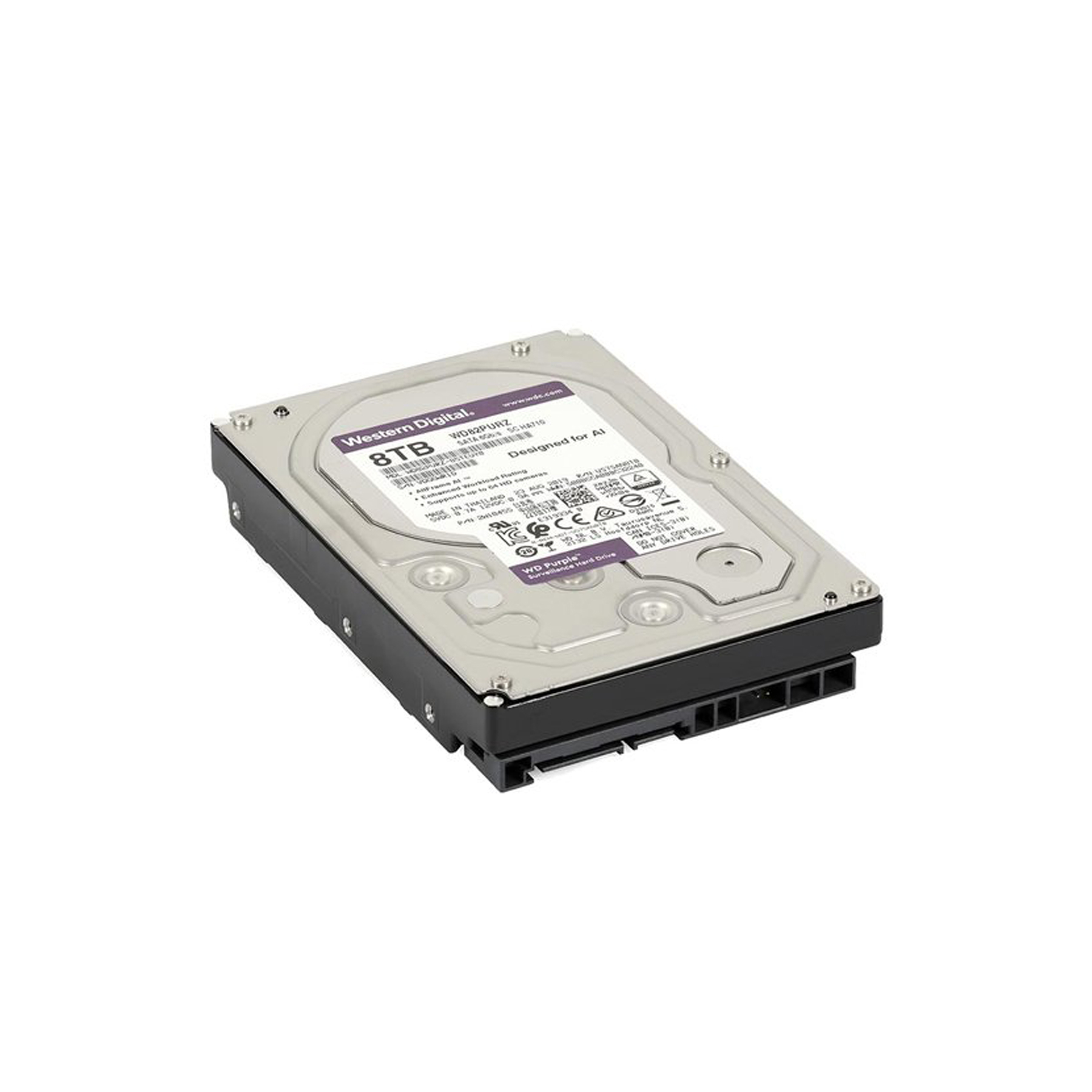 هارددیسک اینترنال وسترن دیجیتال مدل Purple WD82PURZ ظرفیت 8 ترابایت