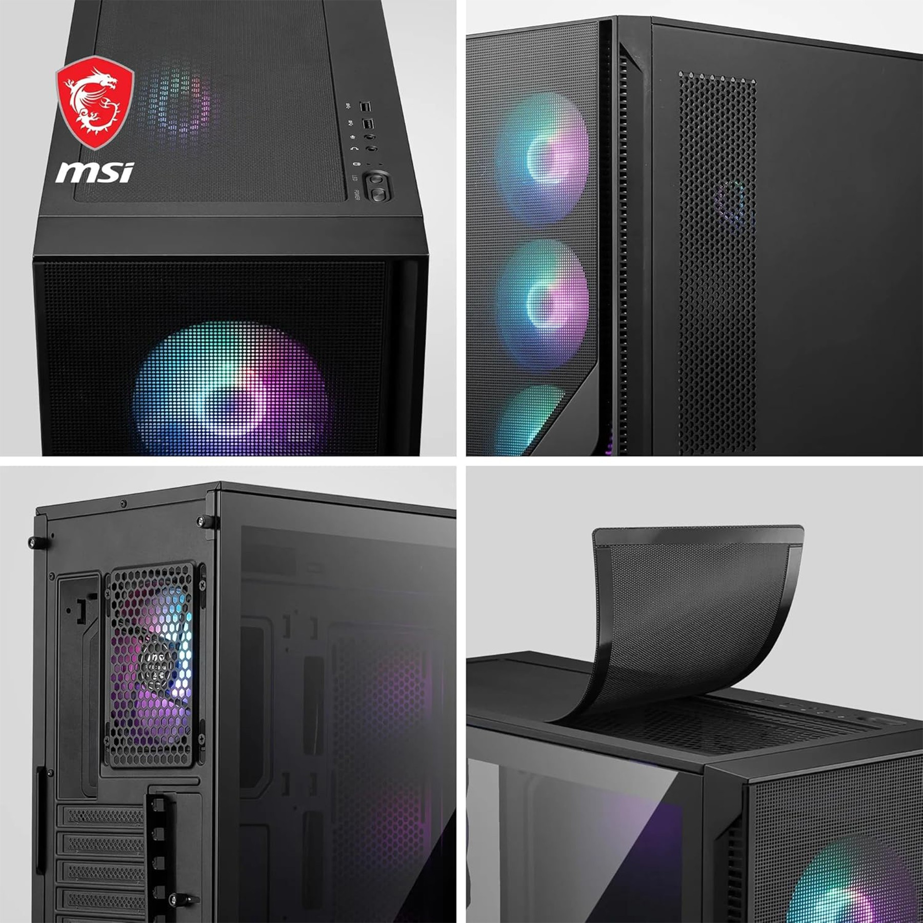 کیس کامپیوتر ام اس آی مدل MAG FORGE 320R AIRFLOW