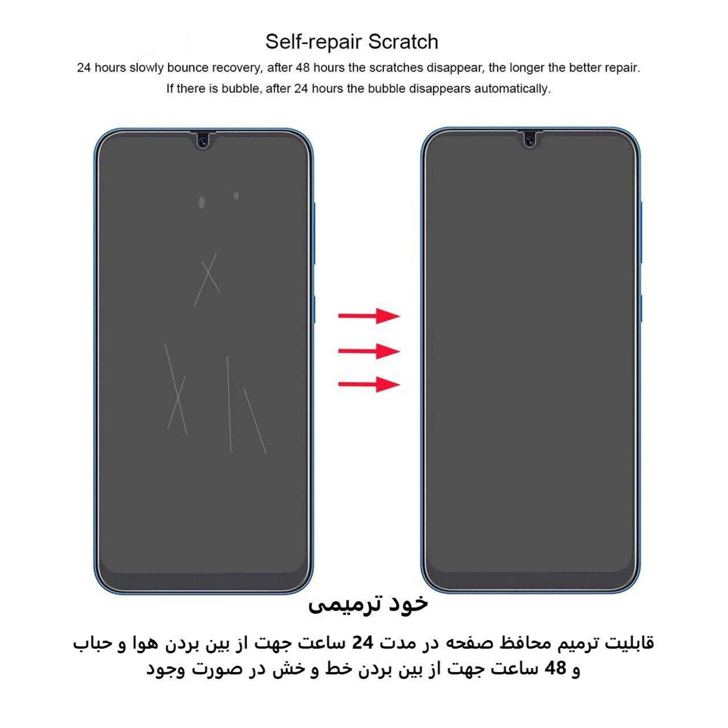 محافظ صفحه نمایش بوف مدل Hydrogel-G مناسب برای گوشی موبایل هوآوی Nova 9 / آنر 50 به همراه محافظ پشت گوشی
