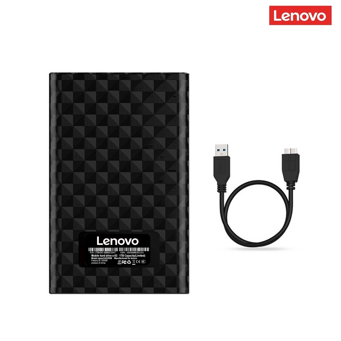 هارد دیسک اکسترنال لنوو مدل F 309 /02 ظرفیت یک ترابایت