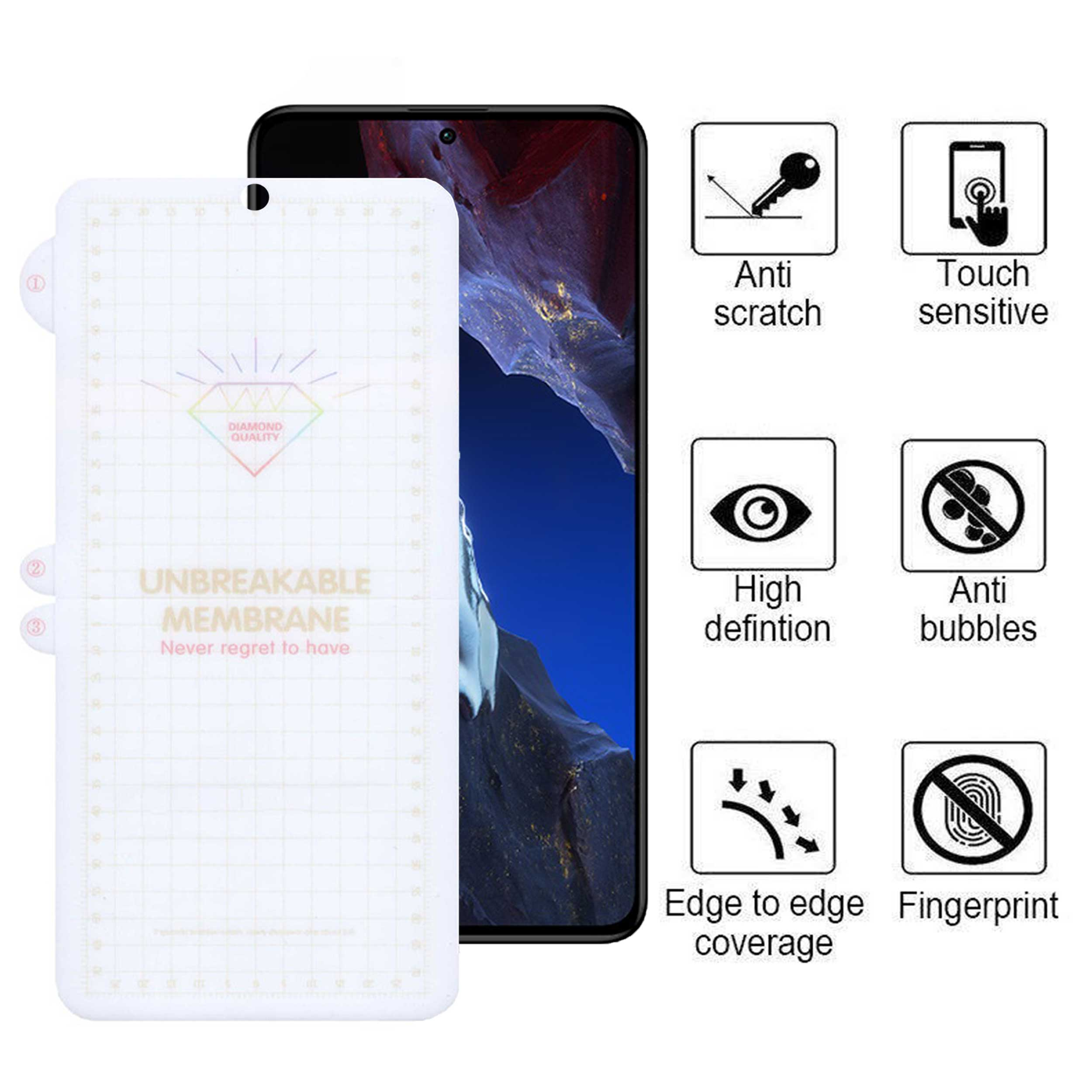 محافظ صفحه نمایش بوف مدل Hydrogel-G مناسب برای گوشی موبایل شیائومی Poco F5 Pro / F5 / Redmi Note 12 Turbo