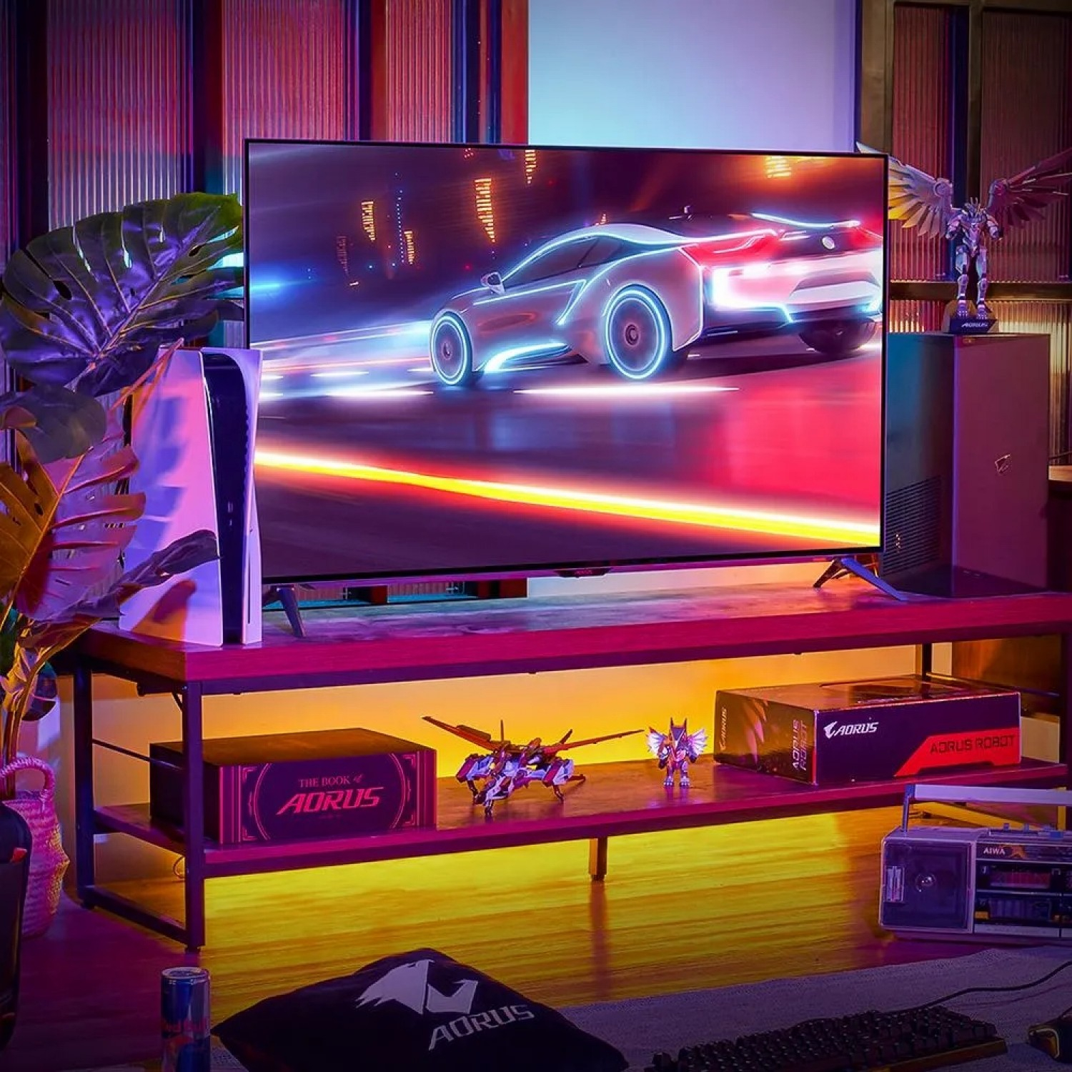 مانیتور گیمینگ گیگابایت مدل AORUS FO48U-EK سایز 48 اینچ
