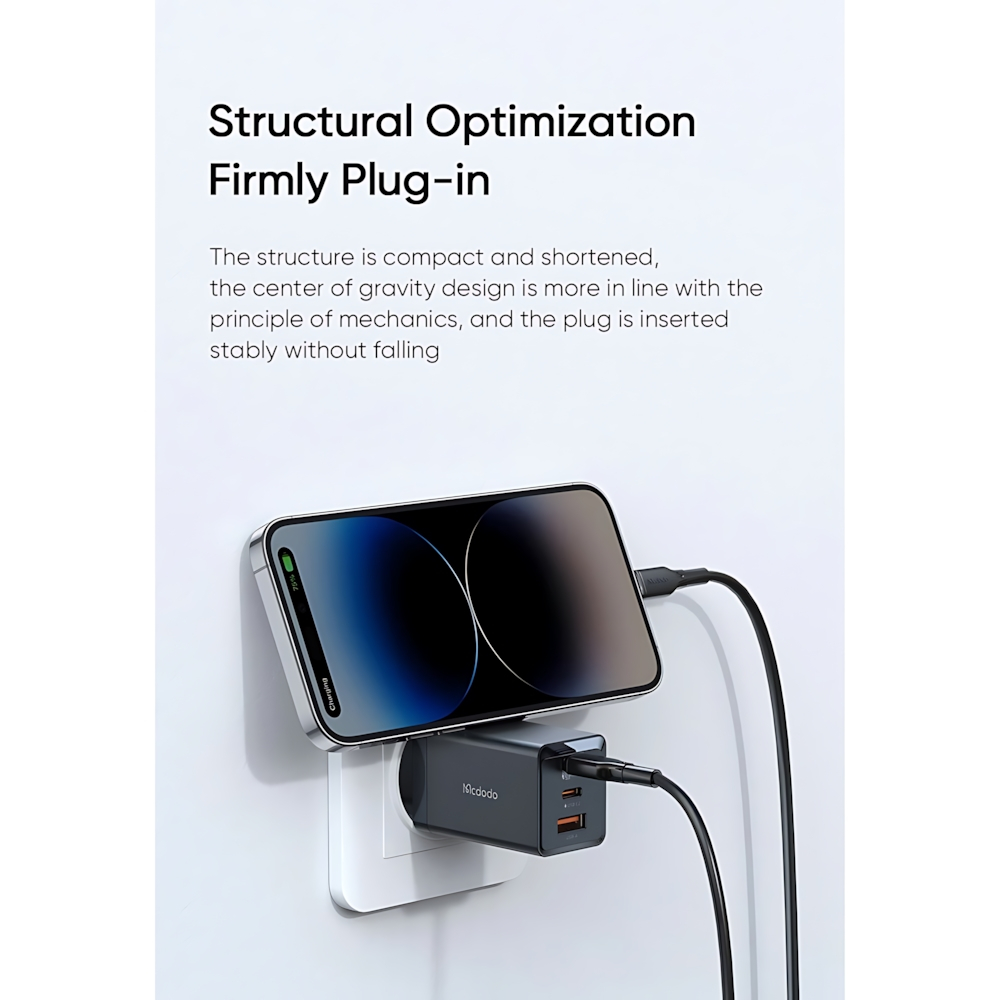 شارژر دیواری 67 وات مک دودو مدل CH-1541 GaN5