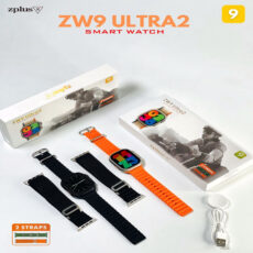 ساعت هوشمند اولترا زدپلاس مدل ZW9 ULTRA2 45mm به همراه 2 عدد بند