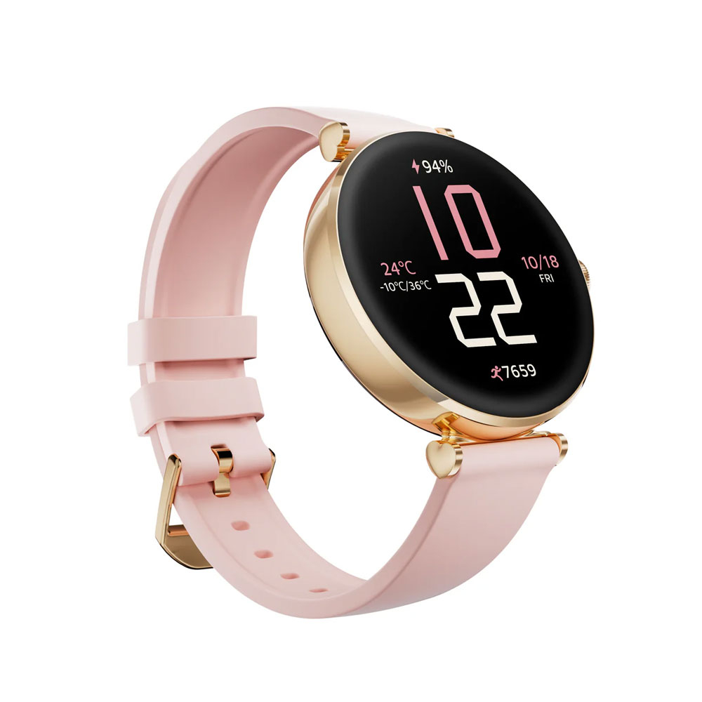 ساعت هوشمند کیسلکت مدل Pura، مناسب برای ورزش، دارای قابلیتهای صفحه نمایش رنگی و لمسی، قابلیت نمایش سطح اکسیژن خون، بند سیلیکون