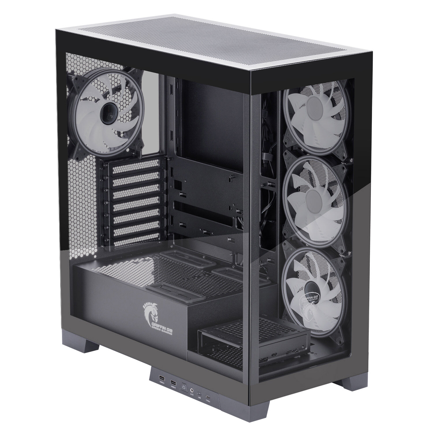 کیس کامپیوتر گرین مدل GRIFFIN G8