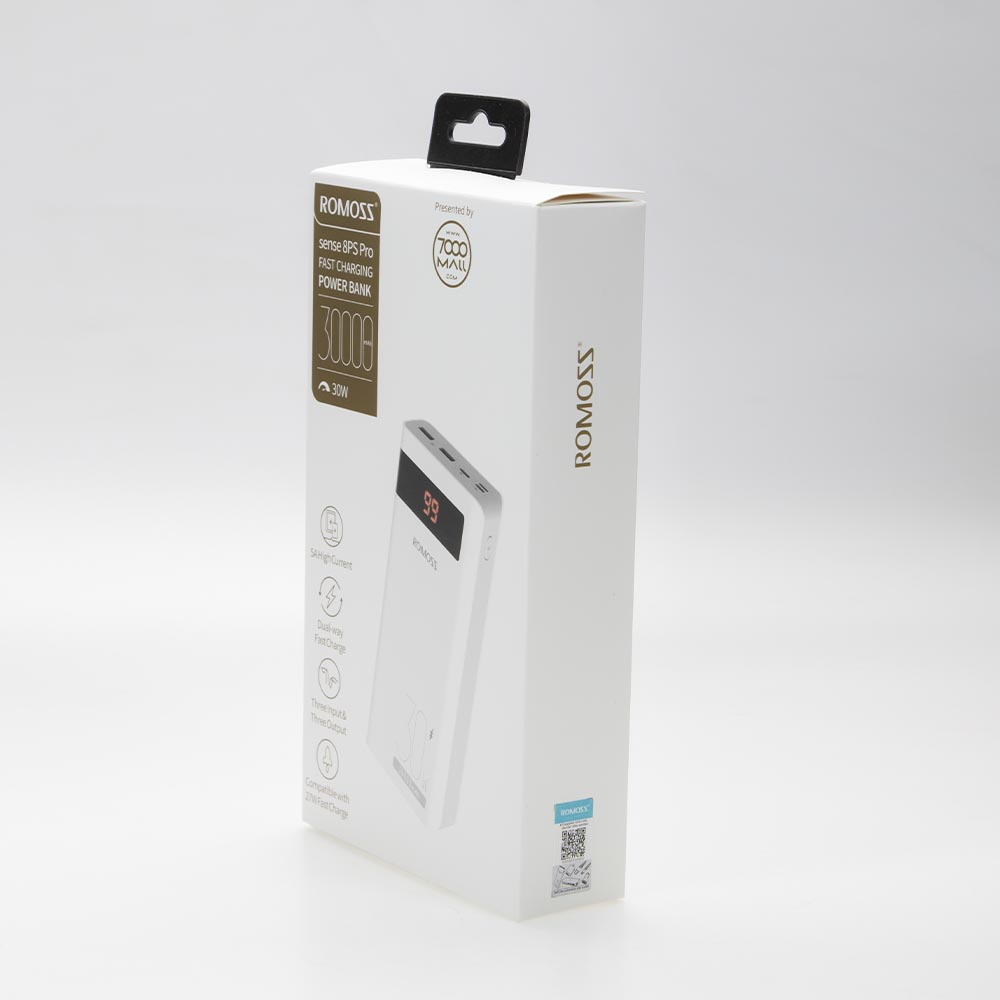 پاوربانک روموس مدل PHP30-892 ظرفیت 30000 میلی آمپرساعت