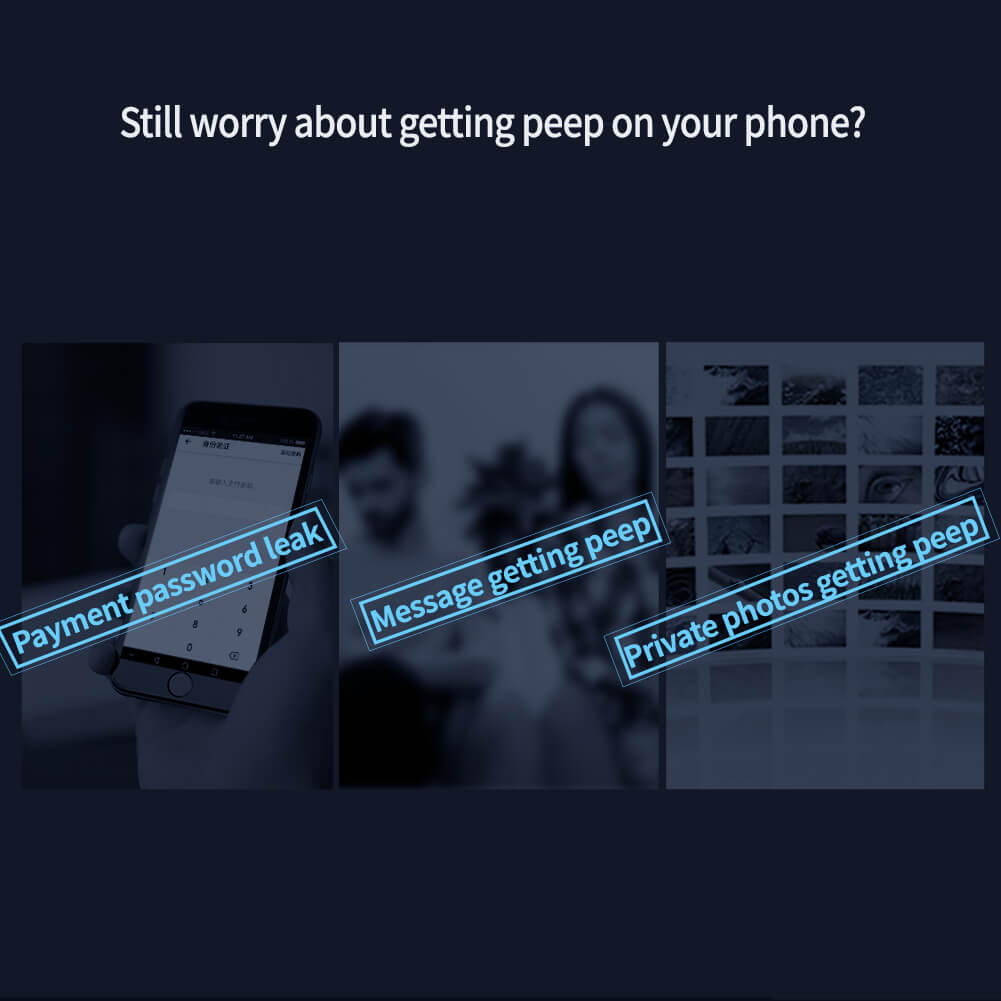 محافظ صفحه نمایش حریم شخصی بوف مدل  Pry مناسب برای گوشی موبایل اپل iPhone 14 Pro