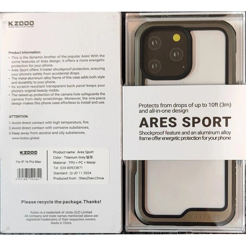 کاور کی-زد دوو مدل Ares Sport مناسب برای گوشی موبایل سامسونگ Galaxy S25 Plus