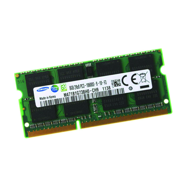 رم لپ تاپ DDR3 تک کاناله 1333 مگاهرتز CL19 سامسونگ مدل ch9 ظرفیت 8 گیگابایت
