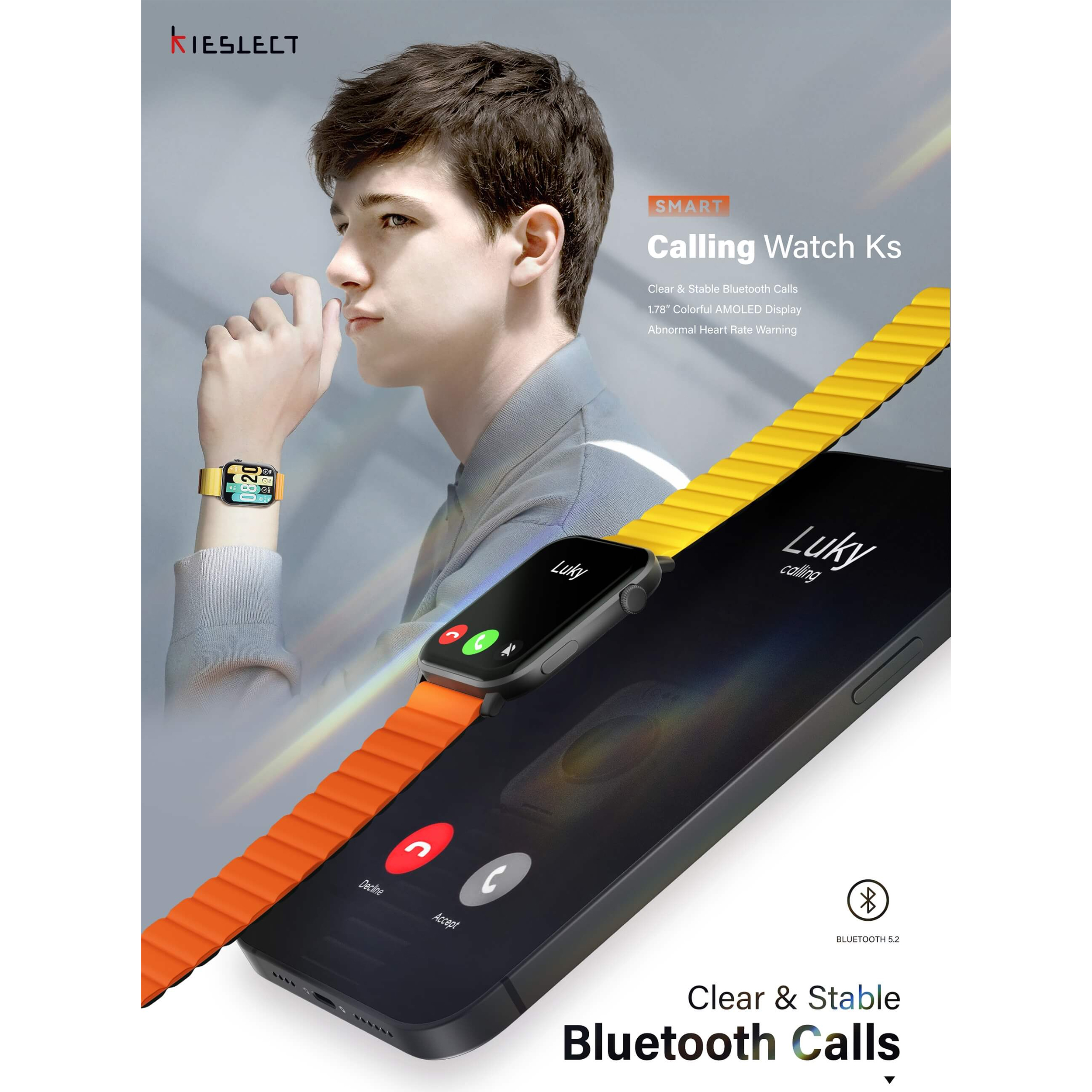 ساعت هوشمند کیسلکت مدل Ks