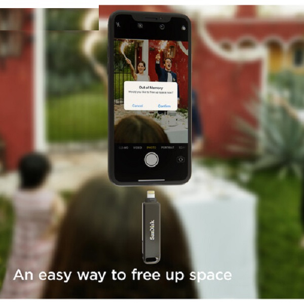 فلش مموری لایتنینگ و USB3.1 سن دیسک مدل IXPAND LUXE ظرفیت 64 گیگابایت