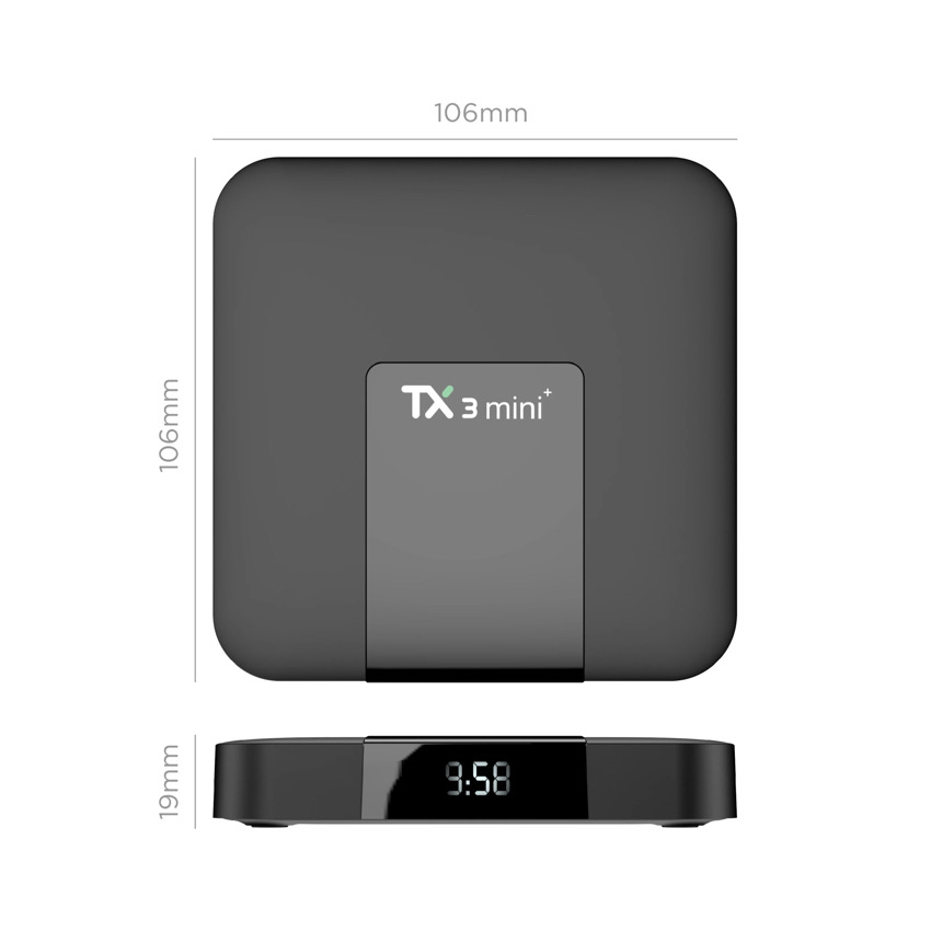 اندروید باکس تی ایکس تری 32/4GB مدل Mini به همراه کیبورد بی سیم