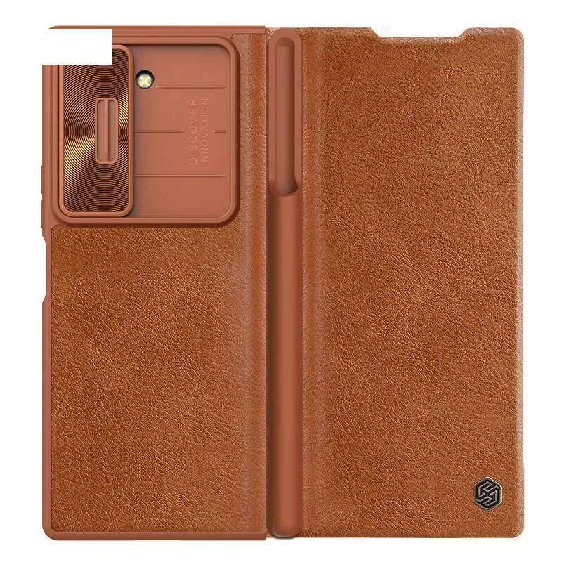 کیف کلاسوری نیلکین مدل Qin Pro Leather مناسب برای گوشی موبایل سامسونگ Galaxy Z Fold 6