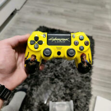 دسته بازی پلی استیشن 4 مدل DualShock4 طرح CYBERPUNK 2077