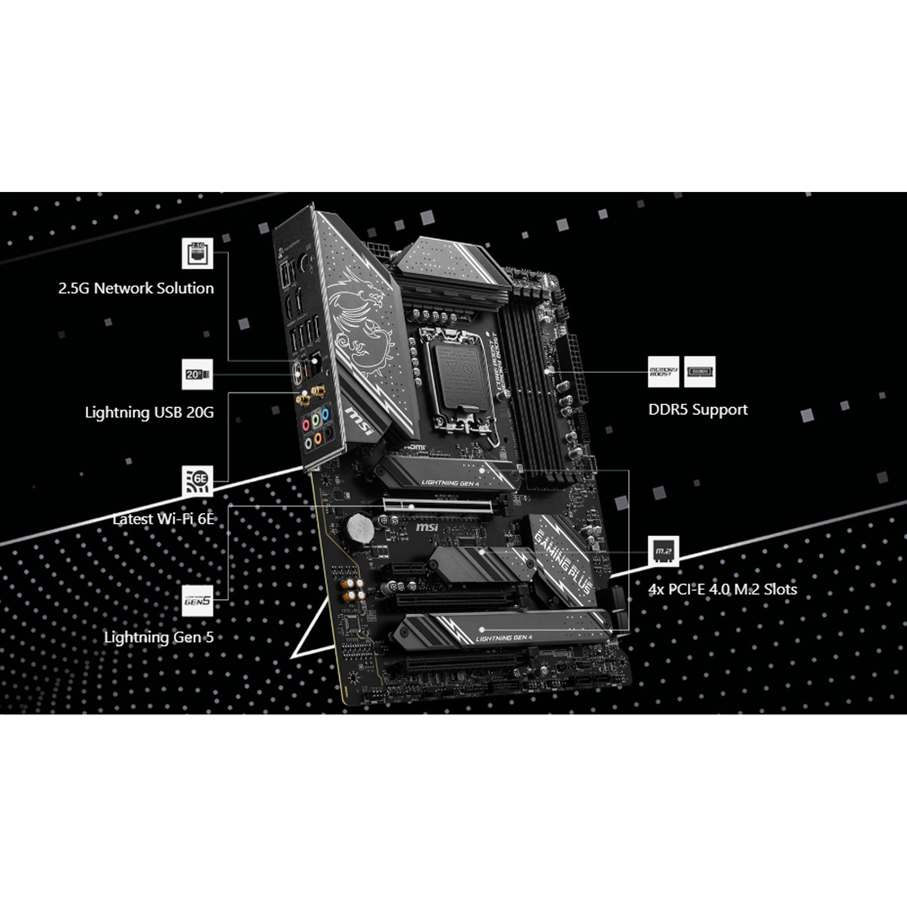 مادربرد ام اس آی مدل Z790 GAMING PLUS WIFI