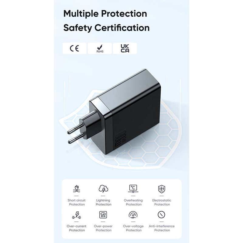 شارژر دیواری 100 وات مک دودو مدل 100W GaN 4-Port