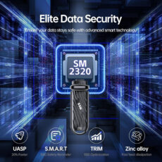 فلش مموری اس اس کا مدل SD320 SSD-DRIVE USB3.2 GEN2x2 2000MB/s ظرفیت 2 ترابایت