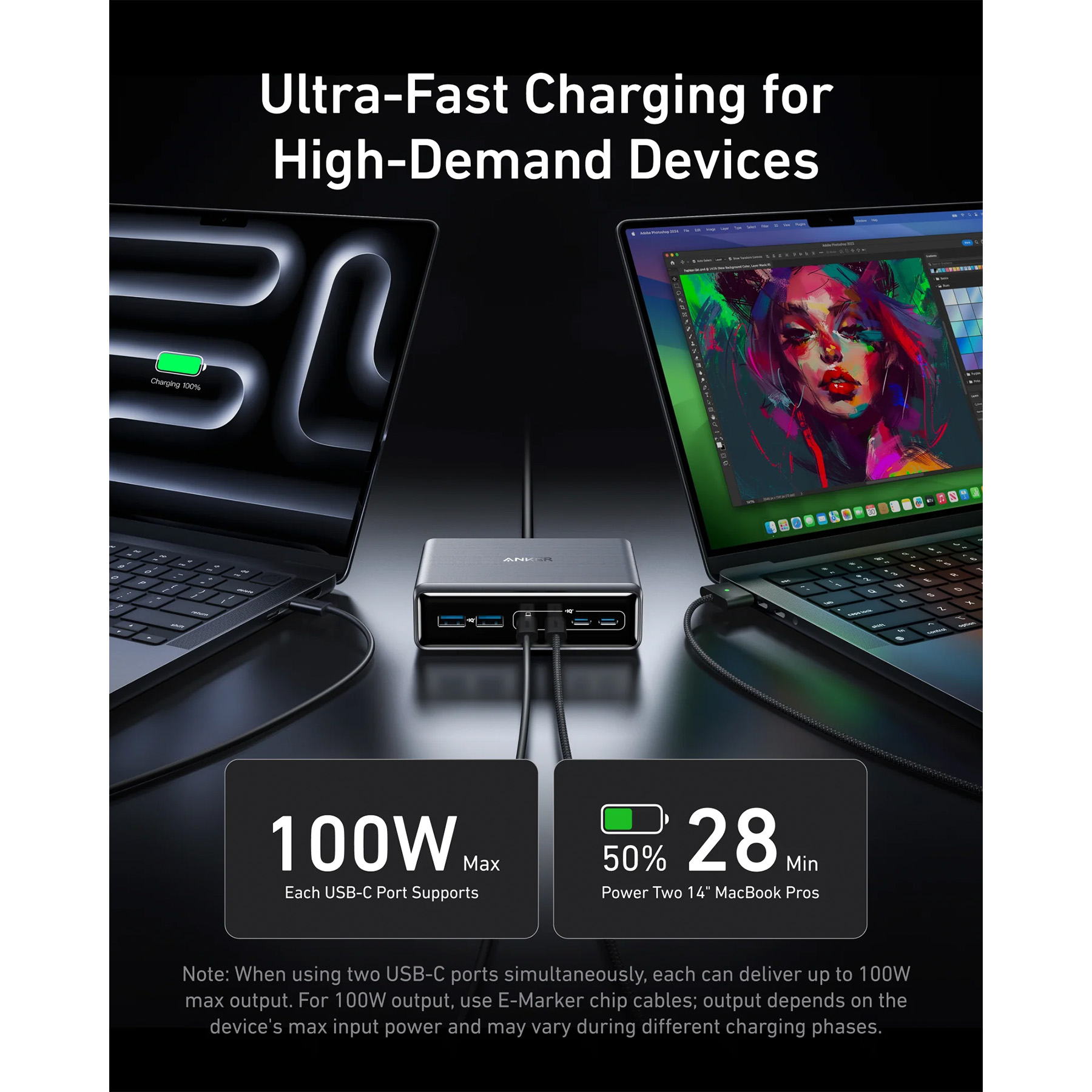 شارژر رومیزی انکر مدل A2683