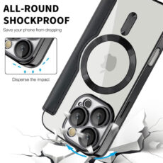 کیف کلاسوری مسیر مدل Leather Cover With Magsafe مناسب برای گوشی موبایل اپل iPhone 16 Pro Max