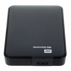 هارد اکسترنال وسترن دیجیتال مدل Elements ظرفیت یک ترابایت دارای رابط USB Type-A 3.2