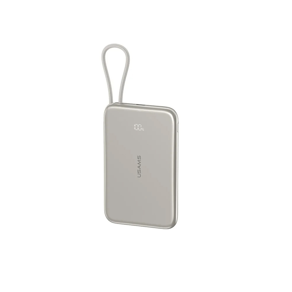 پاوربانک یوسمز مدل US-CD227-20W ظرفیت 5000 میلی آمپر ساعت به همراه کابل متصل USB-C