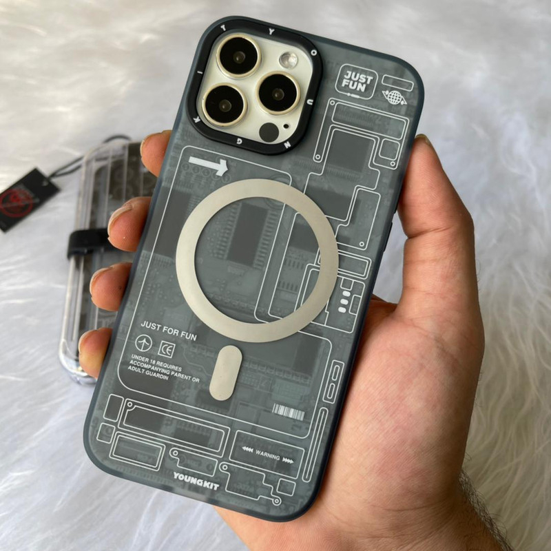 کاور یانگ کیت مدل 02-Technology Futuristic مناسب برای گوشی موبایل اپل iphone 15 promax