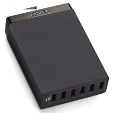 شارژر دیواری 60 وات 6 پورت انکر مدل A2123 Powerport 6