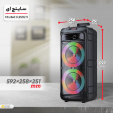 اسپیکر بلوتوثی قابل حمل ساینج ای مدل ZQS8211