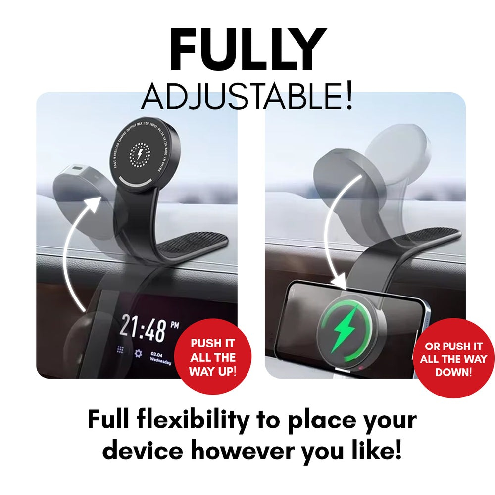 پایه نگهدارنده و شارژر بی سیم گوشی موبایل مدل MAGNETIC CHARGING