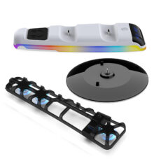 فن خنک کننده و شارژر دسته و پایه نگهدارنده پلی استیشن 5 دابی مدل TP5-35130