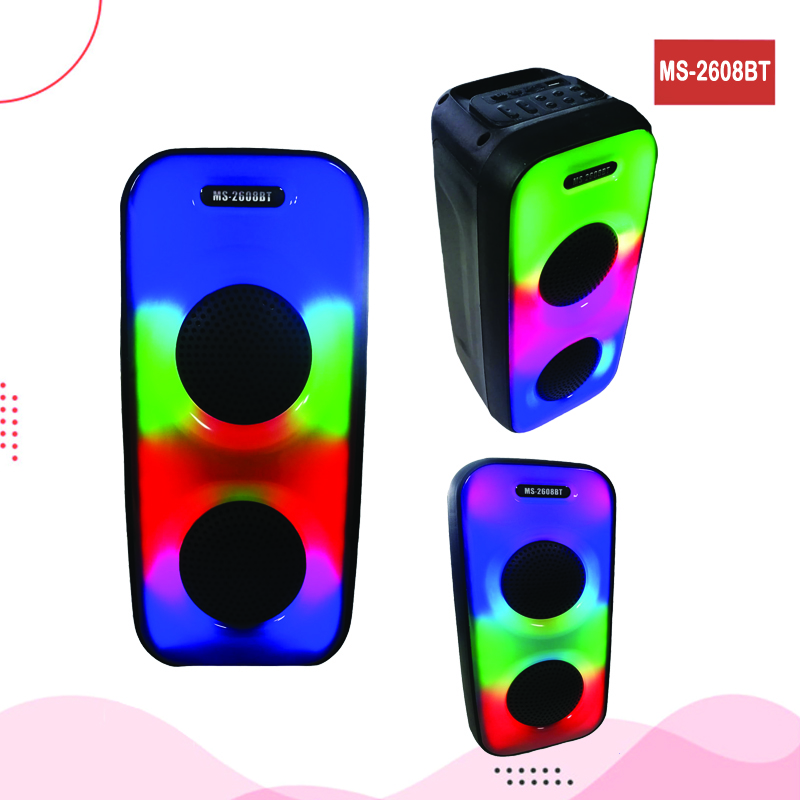 اسپیکر بلوتوثی قابل حمل مدل MS-2608BT