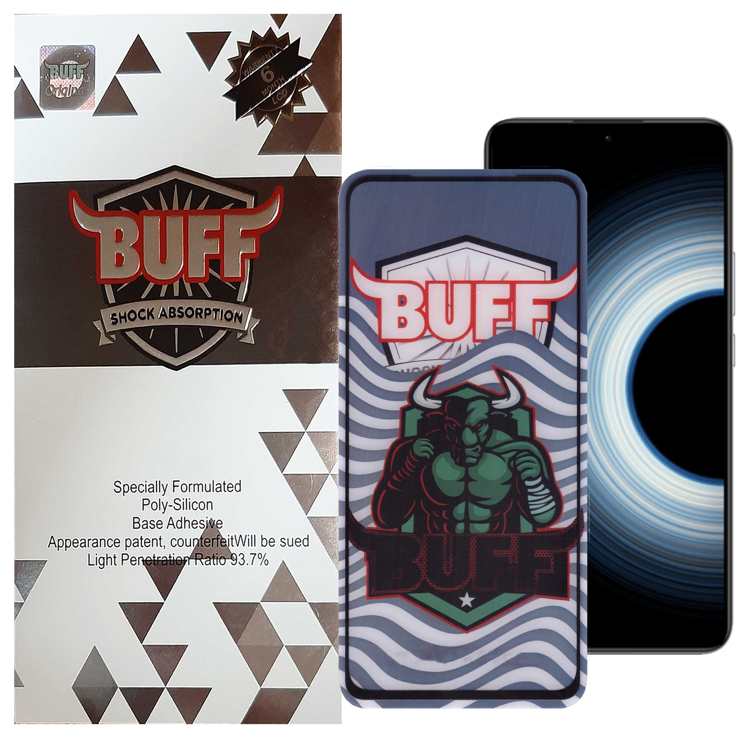 محافظ صفحه نمایش 5D بوف مدل Super Power-G مناسب برای گوشی موبایل شیائومی Redmi K50 Ultra/K50 Pro/K50/K50 Gaming