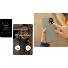 کیف کلاسوری بادیگارد مدل S-View Gray مناسب برای گوشی موبایل سامسونگ Galaxy S24 Ultra