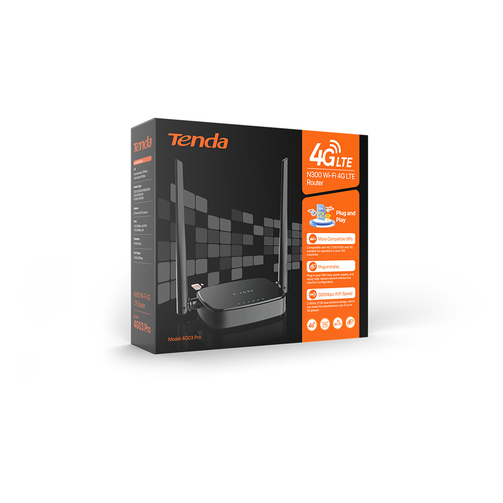 مودم روتر سیمکارتی 4G تندا  مدل 4G03 pro