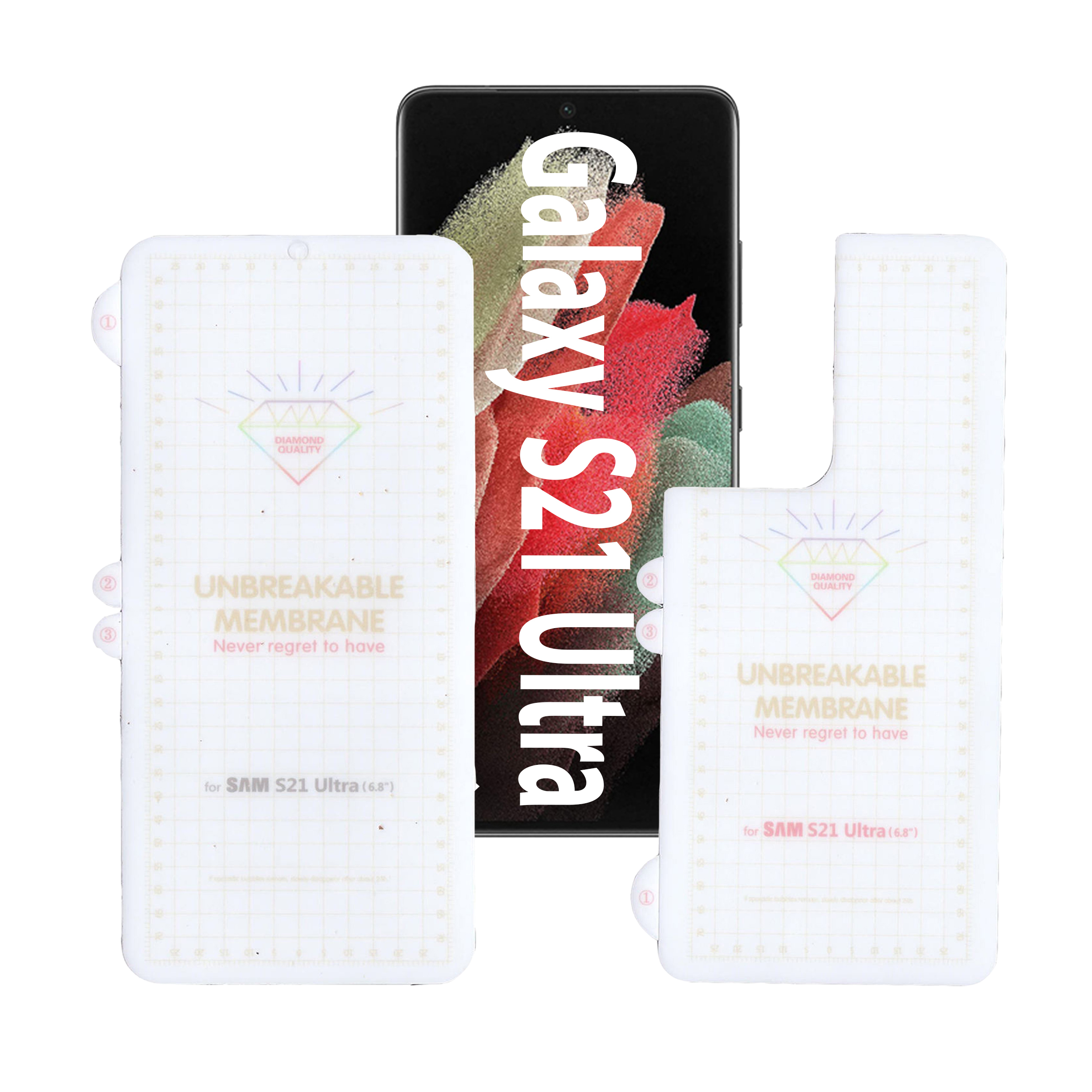 محافظ صفحه نمایش و پشت گوشی بوف مدل Hg01 مناسب برای گوشی موبایل سامسونگ Galaxy S21 Ultra