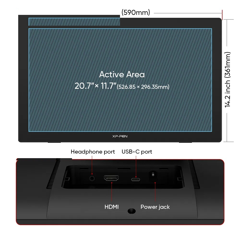 تبلت گرافیکی ایکس پی-پن مدل Artist 24 FHD