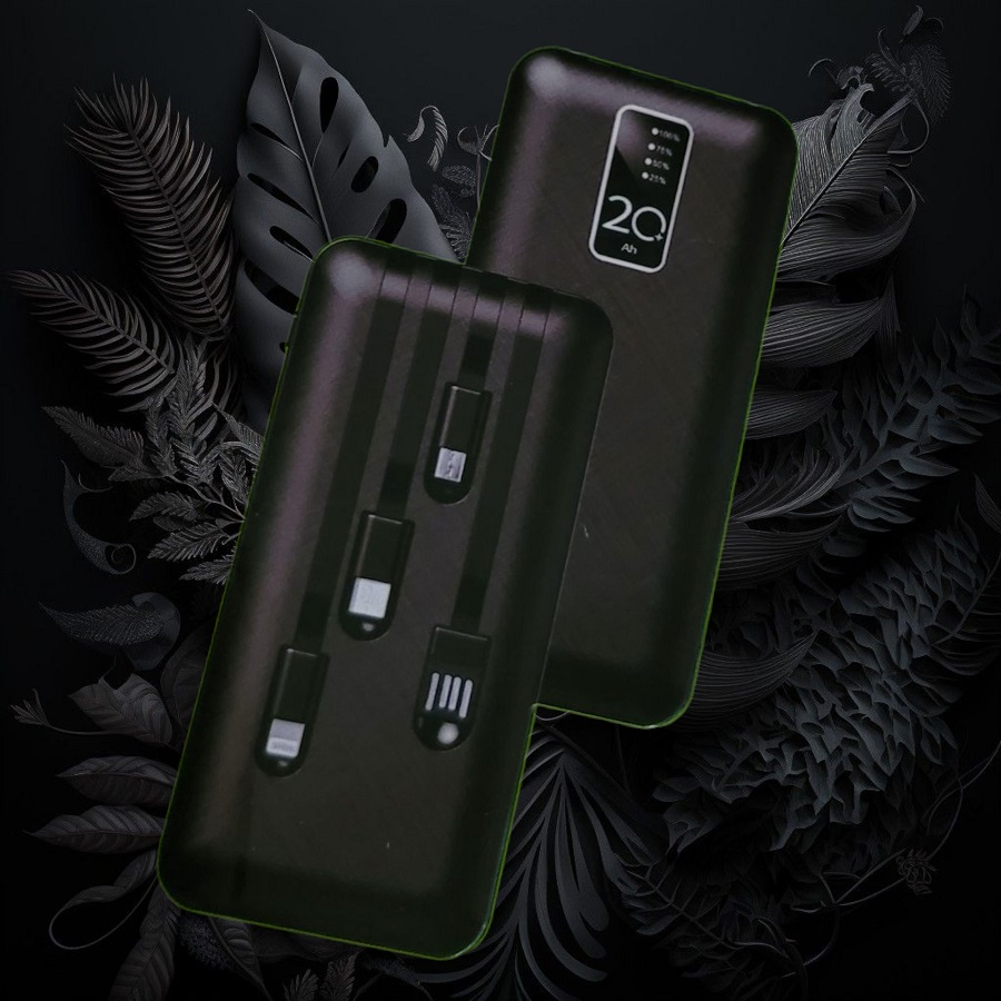 پاوربانک مدل PRE0M ظرفیت 20000 میلی آمپر ساعت