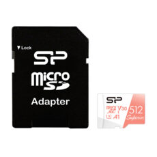 کارت حافظه microSDXC سیلیکون پاور مدل Superior کلاس 10 استاندارد UHS-I U3 سرعت 100MBps ظرفیت 512 گیگابایت به همراه آداپتور SD